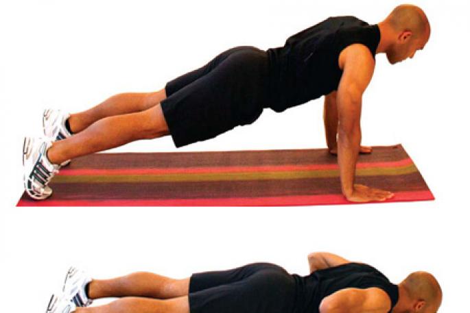 Daily push-ups - what effect do they give, benefit or harm?
